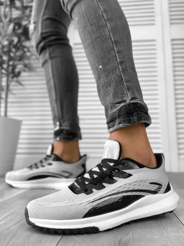 Adidasi barbati casual gri 734 T4-1